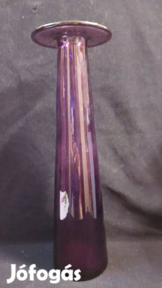 Régi lila üveg váza