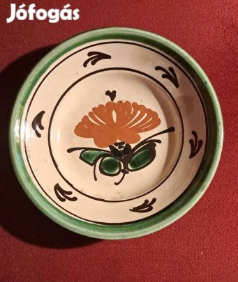 Régi magyar népi kerámia tál