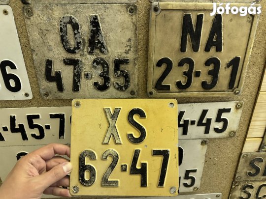 Régi magyar rendszám autó motor traktor Motorkuli Pannonia