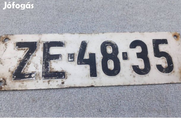 Régi magyar retro rendszám kiadó: Országos Rendőrkapitányság