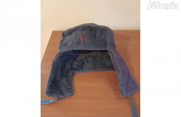 Régi munkásőr sapka, usánka, szinházi, farsangi jelmezhez kelléknek