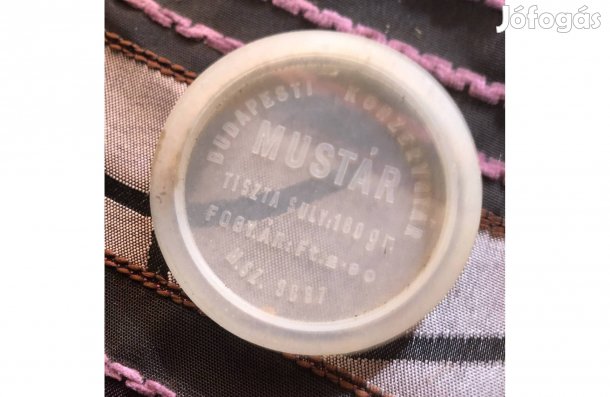 Régi mustár üveg tető 1000 Ft/db