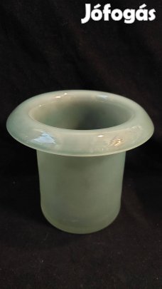 Régi művészi színes üveg váza