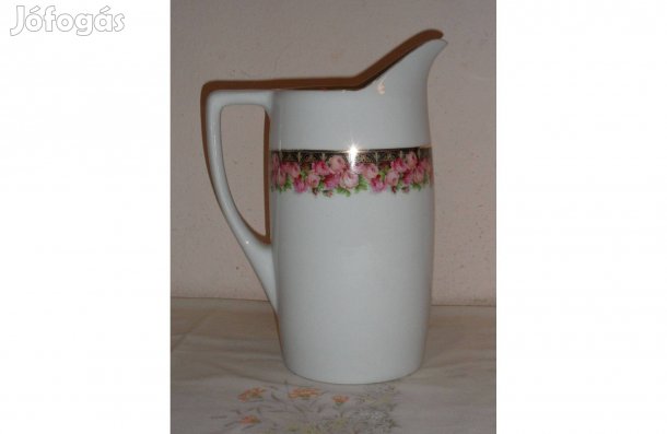 Régi nagyméretű porcelán mosdókancsó