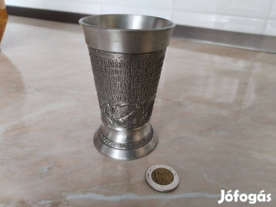 Régi nagyon szép Német ón pohár
