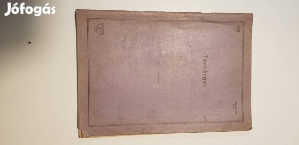 Régi nem használt franciakockás füzet