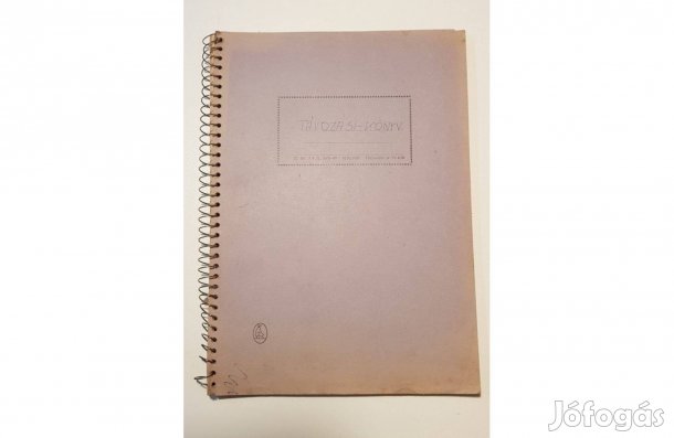 Régi nem használt négyzethálós spirál füzet