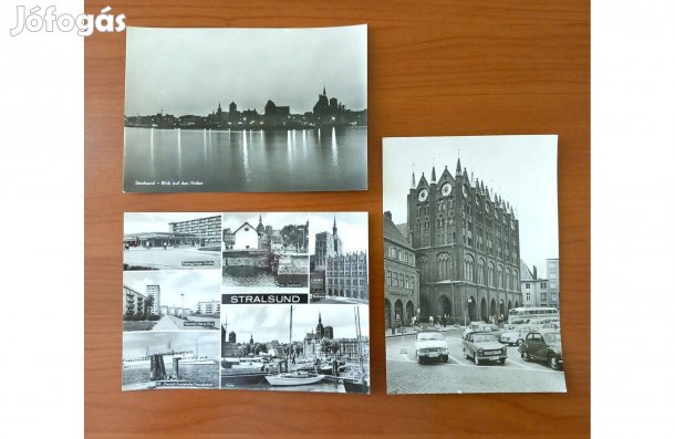 Régi német képeslap ('70-es évek), válogatás - Stralsund
