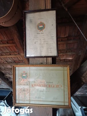 Régi oklevél.