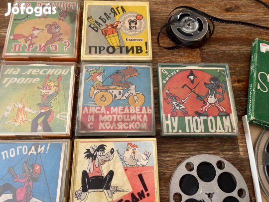 Regi orosz 8mm-es filmek filmtekercs regi film egyben eladoak