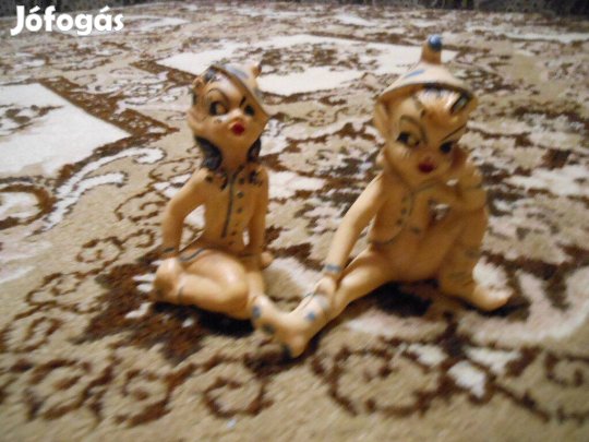 Régi orosz bakelit mesefigurák - Pán Péter és Csingiling 2dbos
