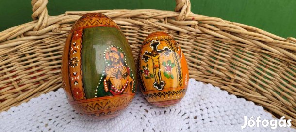 Régi orosz ikon tojás pár