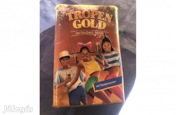 Régi papir karton tejporos doboz 1200 Ft