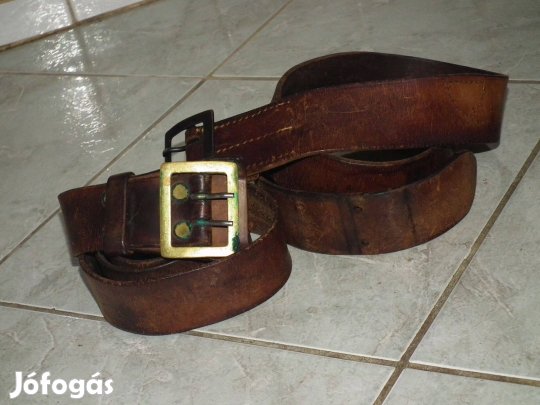 Régi párban felelt állapotban katonai öv 2 db. egyben gyűjteménybe