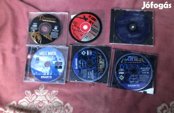 Régi pc Cd számítógépes játék 1500 Ft /db