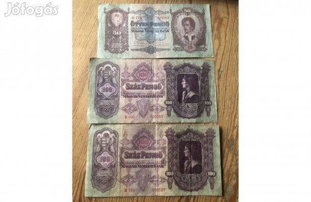 Régi pengő ,magyar papírpénz 1000 Ft /db