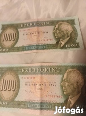 Régi pénz, ezer Forintos
