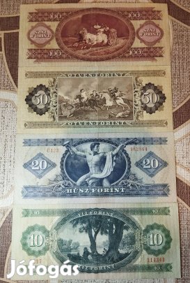 Régi pénz ,forint, bankjegyek