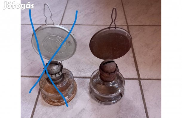 Régi petróleumlámpa, felakasztható