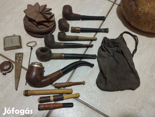 Régi pipa készlet