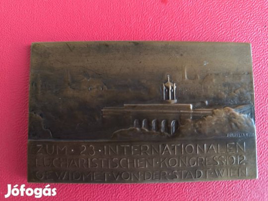 Régi plakett bronz , Ludwig Hautesch