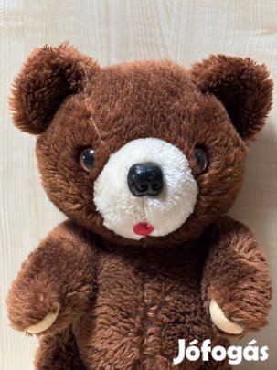 Régi plüss maci, mackó figura, játék