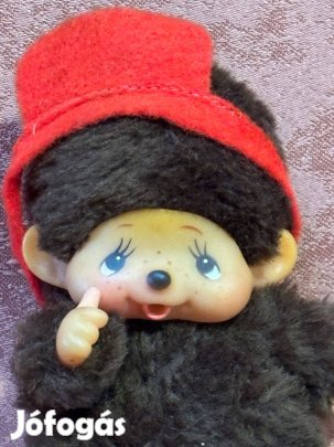 Régi plüss moncsicsi, monchichi figura