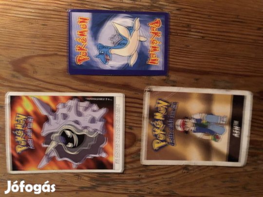 Régi pokemon gyujtokartya4 db egyben 1000 Ft 