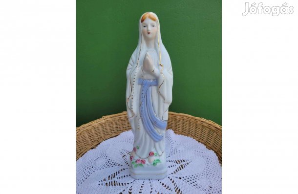 Régi porcelán Mária szobor