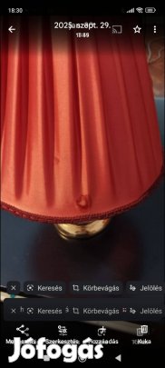 Régi porcelán asztali lámpa