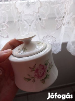 Régi porcelán cukortartó Alföldi