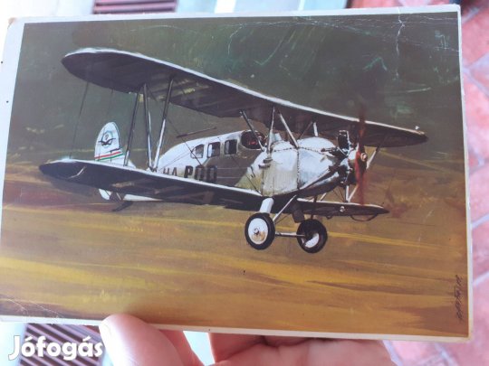 Régi posta mentes Malév és Lot /lengyel/ képeslap 2db egybe