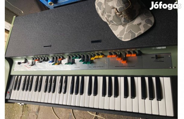 Régi profi olasz húzó regiszteres blues rock Farfisa orgona Vox Rhodes