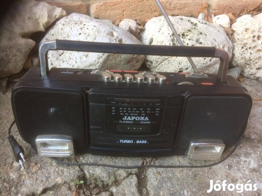 Régi rádiós magnó , Japona működik 8000 ft :Lenti