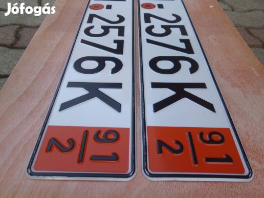 Régi rendszám pár gyűjteménybe Német piros 1991 München