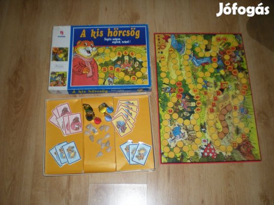 Régi retró A kis hörcsög társas játék társasjáték hiánytalan Noventa