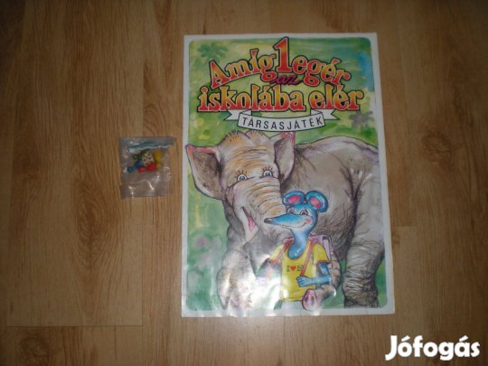 Régi retró Amíg egy egér az iskolába elér társasjáték játék hiánytalan