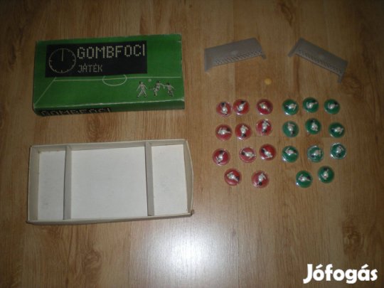 Régi retró Gombfoci foci társasjáték társas játék hiánytalan Triál