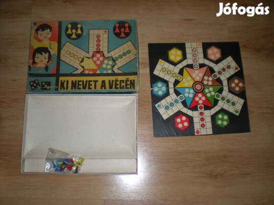 Régi retró Ki nevet a végén ? társasjáték társas játék hiánytalan 1