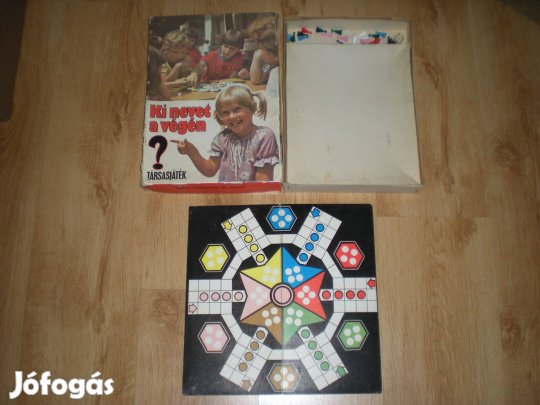 Régi retró Ki nevet a végén ? társasjáték társas játék hiánytalan 2