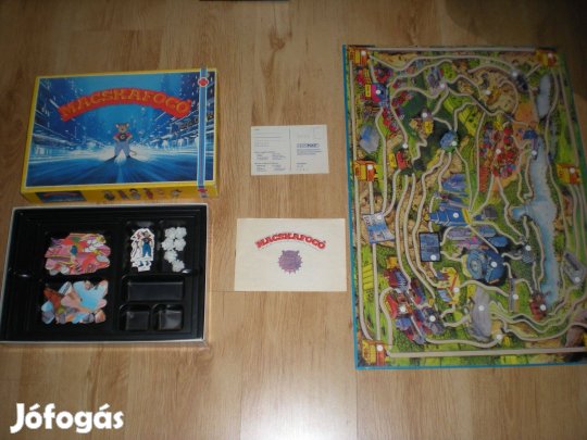 Régi retró Macskafogó társasjáték társas játék hiánytalan Novoplast