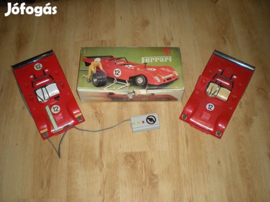 Régi retró Piko Ferrari 312 PB távirányitós autó hiányos 2db egyben