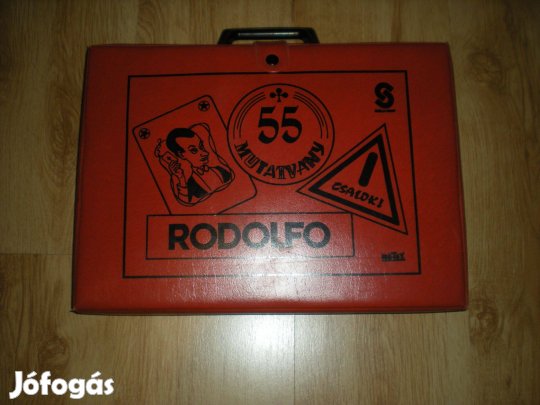 Régi retró Rodolfó 55 mutatvány társasjáték társas játék hiánytalan