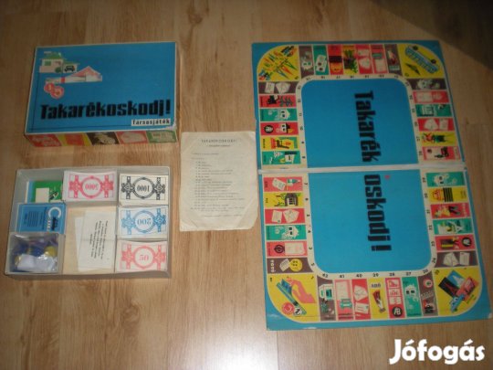 Régi retró Takarékoskodj ! társas játék társasjáték hiánytalan