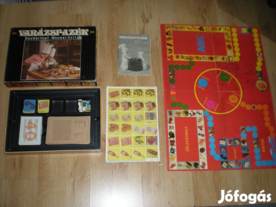 Régi retró Varázsfazék társasjáték társas játék hiánytalan Tücsök