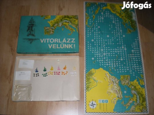Régi retró Vitorlázz velünk ! társas játék társasjáték hiánytalan