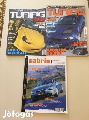 Régi retro autós újságok, Tuning Magazin, Cabrio