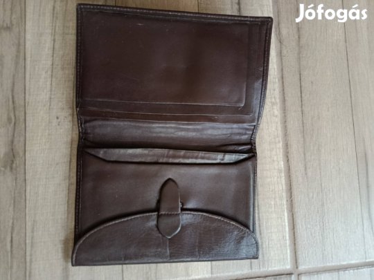 Régi retro bőr pénztárca