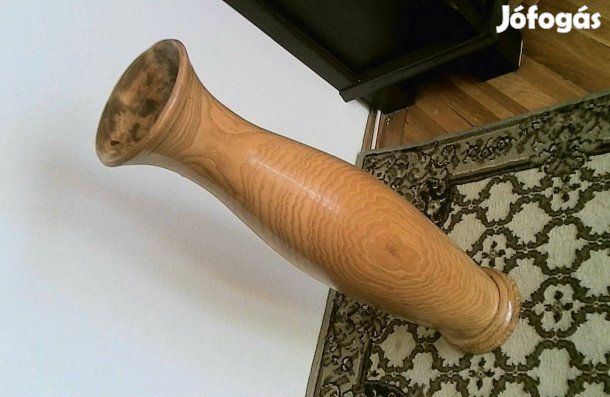 Régi retro fa váza padlóváza 62 cm, hibátlan