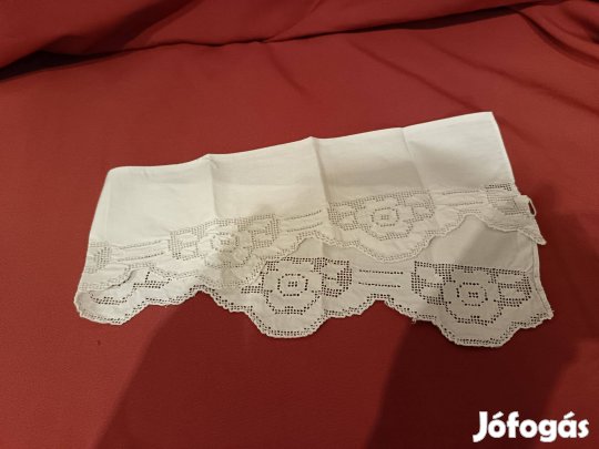 Régi retro fehér rózsaszín kék polccsík dísz dekoráció eladó !